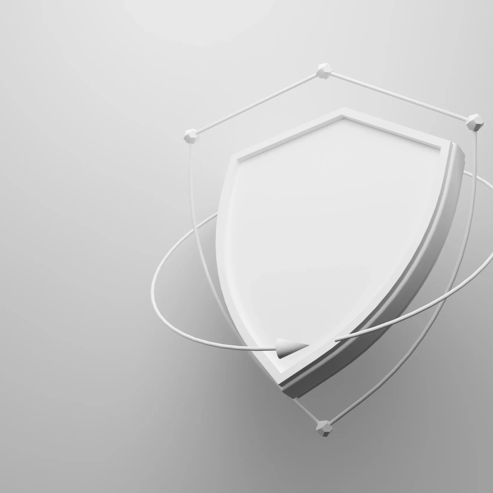 Abstract illustration of protected data